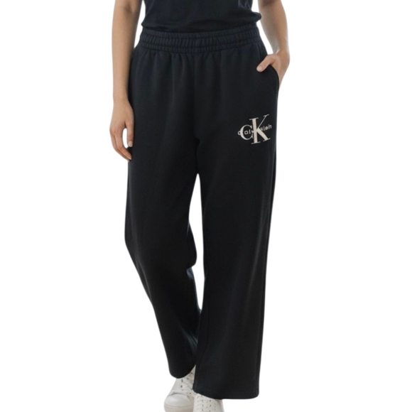 Calvin Klein Wide-Leg Sweatpants - Picture 1 of 5